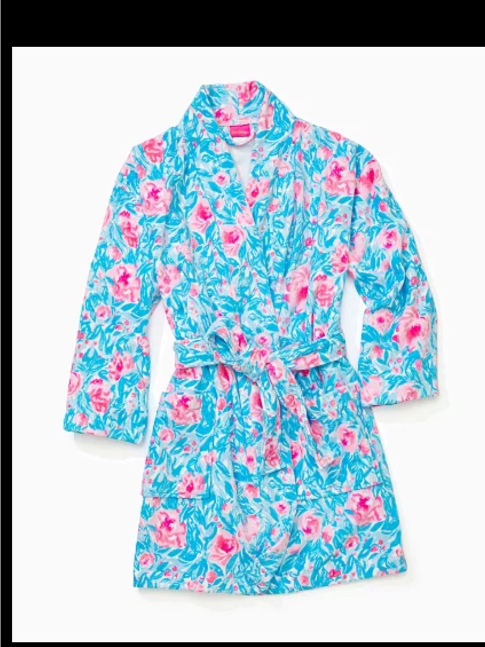 Lilly Pulitzer Printed Velour Terry Robe